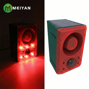 Répulsif d'animaux, alerte vocale, répulsif pour chiens et chats, lumière solaire de sécurité, système d'alarme de détection de mouvement - Product Image 4