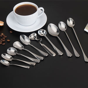 Toptan yüksek kaliteli kaşık çatal soğuk çay şeker kaşığı sofra takımı paslanmaz çelik kaşık - Product Image 1