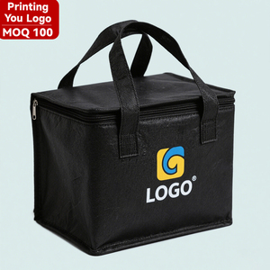<span class=keywords><strong>Sac</strong></span> isotherme isolé avec logo personnalisé de haute qualité avec motif imprimé Matériau en mousse imperméable pour le déjeuner Livraison de nourriture - Product Image 1