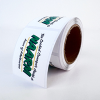 Étiquettes de produits personnalisées, autocollantes, en vinyle imperméable, rouleau d'autocollants, impression personnalisée du logo, découpe à la presse, impression offset