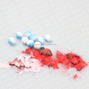 Projectiles d'autodéfense du fabricant 0.43 0.50 0.68 Cal Wax Shell 5-20% Poudre Paintballs Balle biodégradable écologique - Product Image 6