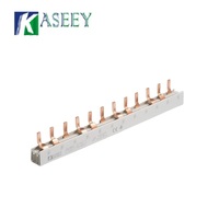 Bloques de terminales de barra colectora de cobre tipo C45 para disyuntores de 50A/63A/80A/100A, equipo de distribución de energía para el hogar