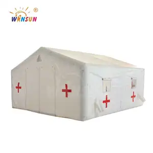 Outdoor emergency mobile medical tent hospital inflatable first aid tent mobile medical tent