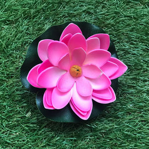 Decorazione piscina fiori galleggianti ninfea a oggetti di scena decorativi soggiorno EVA <span class=keywords><strong>fiore</strong></span> di loto - Product Image 2