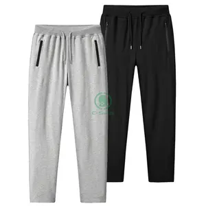 Nuovi pantaloni estivi in cotone da uomo pantaloni della tuta in maglia traspirante pantaloni sportivi Casual