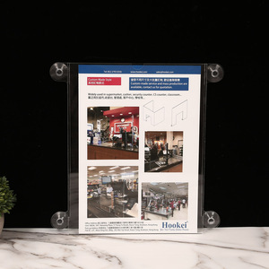 แท่นวางอะคริลิกรูปตัวทีป้ายติดโต๊ะ - Product Image 3