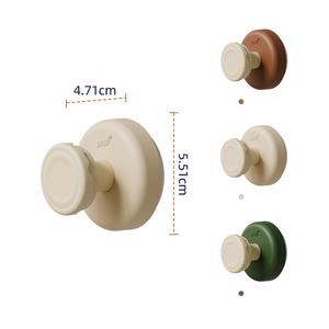 Crochet à ventouse en plastique ABS, design créatif pour la maison et le dortoir, <span class=keywords><strong>sans</strong></span> trace, <span class=keywords><strong>sans</strong></span> perçage, simple niveau pour le salon - Product Image 5