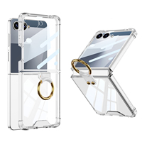 Coque de téléphone PC antichoc et étanche avec anneau de maintien pour Z Flip 5/6/7, protection intégrale 360° avec coussin d'air, couleurs variées – Meilleures ventes