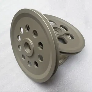 120*22 Hard Anodized Pulley For Carbon Steel Wire Drawing Machine Double bearings 60000