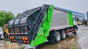 Camión Compactador de <span class=keywords><strong>Basura</strong></span> de Servicio Pesado Dongfeng Huashen de 26 Metros Cúbicos, 6x4, Yuchai 300HP, Cargador Trasero, Venta Directa de Fábrica - Product Image 4