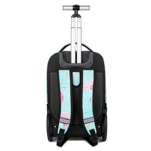 Eco-friendly Wheeled Bagpack New Design Colorful Printed Kids Backpack with <strong>Wheels</strong> School Bag Bookbag <strong>Rucksack</strong> for Students - Product Image 4
