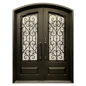 Arc de porte de <span class=keywords><strong>garage</strong></span> en <span class=keywords><strong>fer</strong></span> forgé Ace Portes en acier Conceptions de porte de villa en <span class=keywords><strong>fer</strong></span> forgé Portes en <span class=keywords><strong>fer</strong></span> forgé Double extérieur - Product Image 4