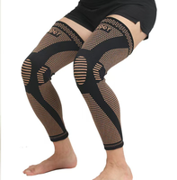 Aofit Manchon de compression en cuivre pour jambe, genouillère stabilisatrice pour la course, l'arthrite, le soutien des cuisses et des mollets