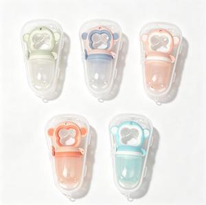 <span class=keywords><strong>Biberon</strong></span> en silicone FUBON en forme d'animal mignon <span class=keywords><strong>avec</strong></span> tétine souple facile à nettoyer, distributeur de fruits pour bébé, sucette, biberons pour bébé - Product Image 5