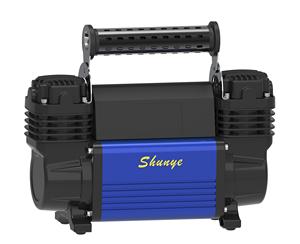 Heavy Duty <span class=keywords><strong>12V</strong></span> 300LPM רכב אוויר מדחס 2 צילינדרים הצמיגים לשעה 4x4 וצמיג תיקון - Product Image 3