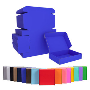 Commercio all'ingrosso Eco stampa di abbigliamento in cartone ondulato cosmetici imballaggio espresso kraft pieghevole aereo Mailer scatole - Product Image 1