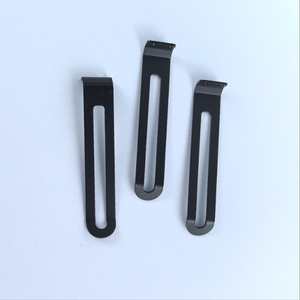 Зажимы для ручек из черной нержавеющей стали с тиснением, аксессуары для организации дома и использования в кармане - Product Image 3