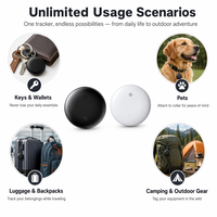 Traceur Apple Find My Tracker Air Tag pour animaux de compagnie, étanche IP67, localisateur de clés iOS, localisateur de bagages pour animaux, traceur intelligent pour chats et chiens