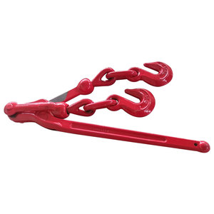Attache-câbles de qualité supérieure, rouge, imprimé, de type levier, de 1/4 à 5/16 pouces, avec crochet - Product Image 3