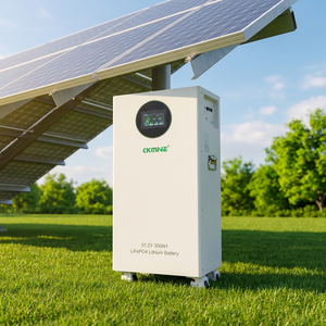 CKMINE 8000+ Cycles 15kWh 51.2V <b>48V</b> 300Ah Lithium <b>Battery</b> High Performance Vertical Storage BMS for Solar Energy System - Product Image 1