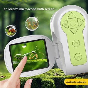 Microscope électronique portable en plastique unisexe, jouet éducatif scientifique pour enfants, microscope intelligent connectable à l'ordinateur - Product Image 2