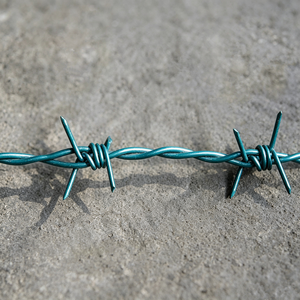 Alambre de Púas Recubierto de PVC Verde a Bajo <span class=keywords><strong>Precio</strong></span>, Espaciado de Púas Personalizado, Alambre de Púas de Plástico para Delimitación de Jardines - Product Image 1
