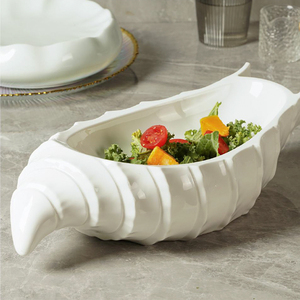 Fournisseur de restaurant Yayu assiettes à dîner en forme de pierre de style japonais spécial à 1320 degrés plat de service en porcelaine - Product Image 3