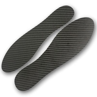 Semelle intérieure de chaussure en fibre de carbone 3K légère, usinée CNC, personnalisée en usine OEM, pour semelle de basket-ball sportive en fibre de carbone pour terrain synthétique