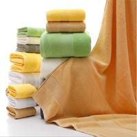 Factory Wholesale Luxury Dobby Bath Towel Sets 100% Cotton Soft Absorbent Bathroom Sets