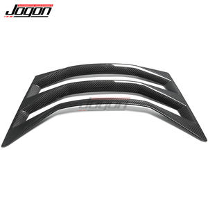 Pour Chevrolet <span class=keywords><strong>Corvette</strong></span> C8 Stingray sport tissu en Fiber de carbone hayon arrière évent couverture garniture voiture accessoires - Product Image 6