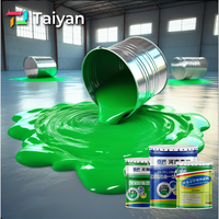 Peinture de sol éco-responsable à base d'eau en polyuréthane mat pour terrains de basketball intérieurs et extérieurs - Imperméable et résistante à l'usure