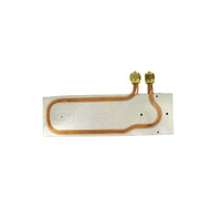 Plaque de refroidissement liquide haute puissance Yuanyang avec tuyau en cuivre, plaque en aluminium de refroidissement par eau sur mesure