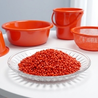 Masterbatch de couleur rouge haute technologie pour coloration de plastiques ABS/PC/PET/PS/PVC, antistatique, haute brillance, pour moulage de qualité médicale