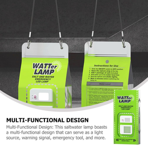 Lámpara de agua salada, luz de emergencia, lámpara LED para actividades al aire libre, lámpara de iluminación para campamento, linterna portátil de pesca nocturna, uso para 140 Hs - Product Image 4