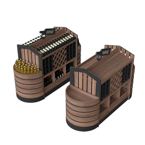 Estante para Vinos de Madera de Alta Capacidad con Diseño Desmontable para Supermercados - Exhibidor Independiente, Duradero y Ecológico - Product Image 6