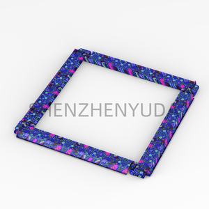 Poussoir Mah Jongg à impression multicolore en plastique durable tout-en-un Support de tuile de Mahjong américain pour la <span class=keywords><strong>nuit</strong></span> de jeu - Product Image 6