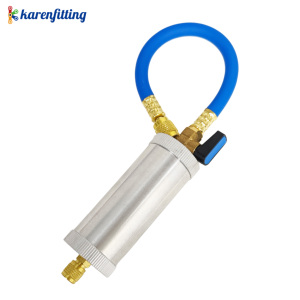 Outil manuel durable pour injecteur d'huile de réfrigérant de <span class=keywords><strong>climatisation</strong></span> <span class=keywords><strong>automobile</strong></span>, adapté à la plupart des voitures, pour le remplissage d'huile du compresseur de <span class=keywords><strong>climatisation</strong></span>. - Product Image 2