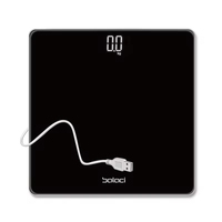 EB8032 Báscula Digital Electrónica para Baño, Uso Doméstico, Resistente al Agua, con USB, Certificación CE y RoHS, Directo de Fábrica