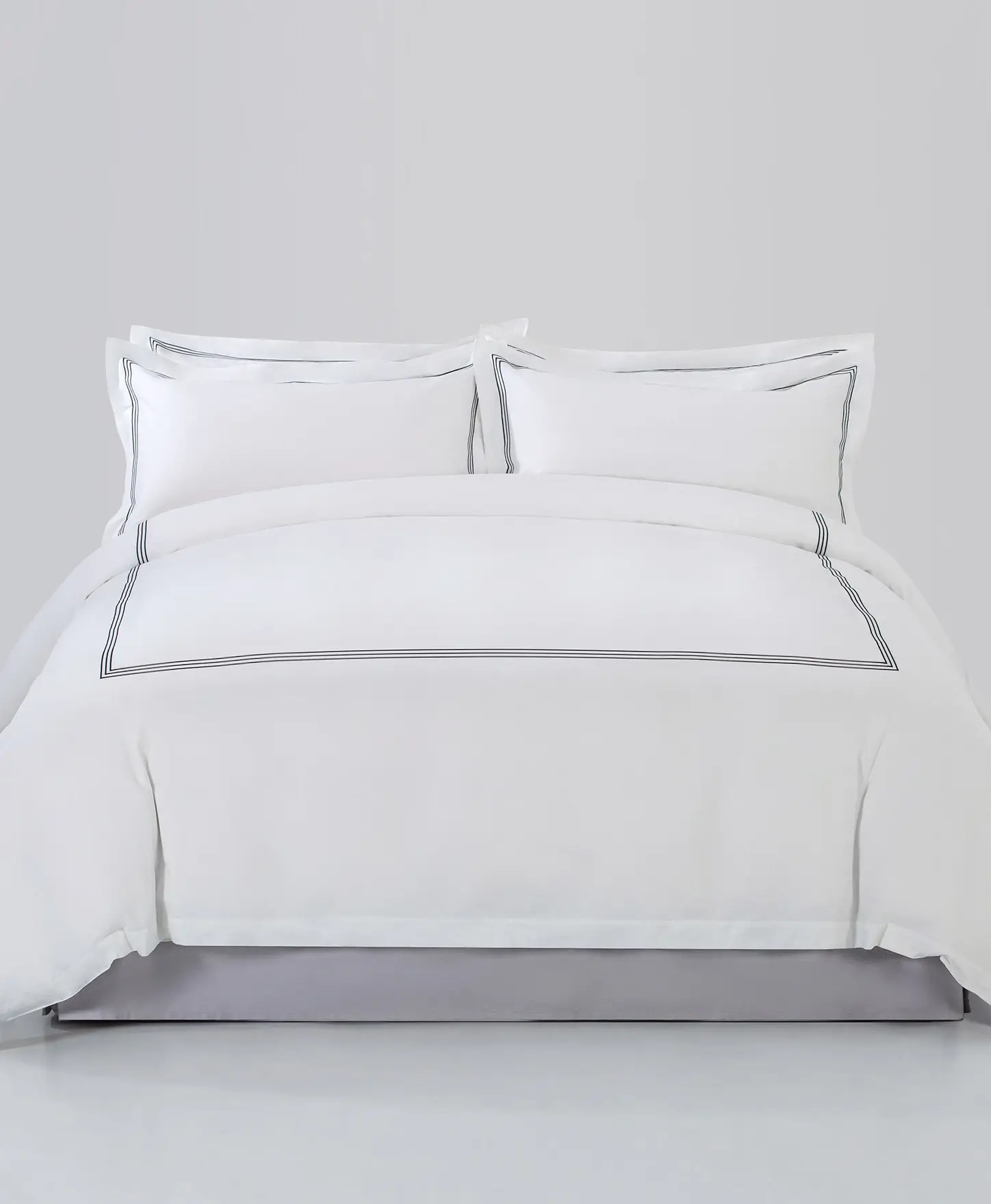 Set tempat tidur bordir murah kualitas tinggi 5 bintang selimut penutup set seprai linen