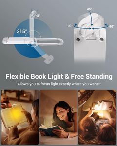 Lámpara de Escritorio LED Mini Portátil con Batería, Luz Nocturna con Protección para los Ojos para Leer Libros - Product Image 3