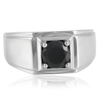 Geometrischer Rubinring für Damen, Silberfassung, unregelmäßige Form, Alltagskleidung, Punk-Stil