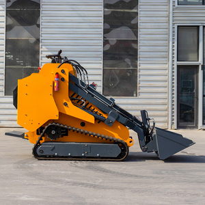 Miễn phí vận chuyển giá rẻ New nhỏ nhỏ Kubota động cơ vườn loader bánh xe/theo dõi <span class=keywords><strong>mini</strong></span> Skid chỉ đạo Bộ nạp với xô - Product Image 6