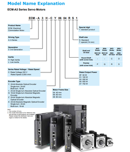 Controlador EtherCAT de Alta Gama Serie A3 ASD-A3-0121-E 100W para Maquinaria Robótica - Product Image 4