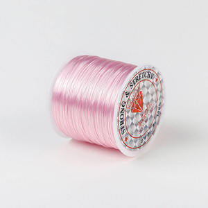 High Quality Spandex Colorful Flat <strong>Elastic</strong> Thread Strong Stretchy Rope <strong>Bracelet</strong> Jewelry Making 0.4mm 180 Meters/Roll - Product Image 4