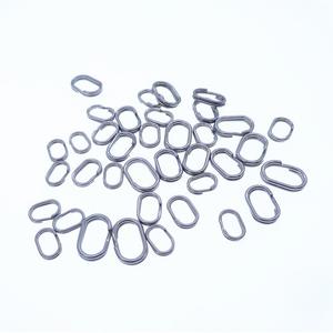 Anneau de connexion ovale double en acier inoxydable pour leurre de pêche, taille 0.7-1.0mm, accessoires de pêche - Product Image 5