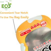 Sacs à fermeture éclair en mylar découpé à l'emporte-pièce 3.5g LDPE Gummy Biscuit Packaging Comestible Mylar Sac Sacs de forme personnalisée avec boîtes de présentation
