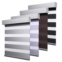 Tela Opaca Blanca Lisa con Patrón Horizontal Integrado para Ventanas Francesas, con Cordón, Duradera y Anti-UV, Precio de Mayoreo Fortune Factory