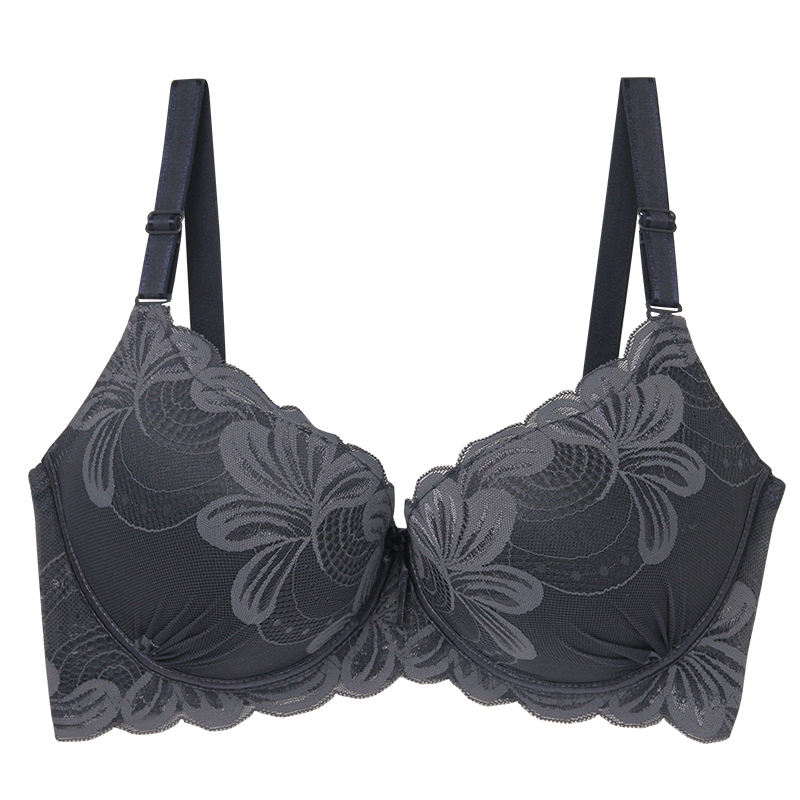 OEM D Cup Wide Side Wings Full Bust Lace Support Seamless Bulk Stock Plus Size Underwire Bra