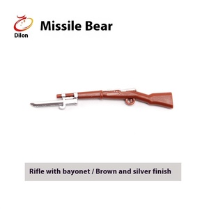 WW2 Mauser Rifle Accessory Set Third-Party 8X Scope Bayonet Building Block DIY Toy ABS Plastic Material - Product Image 3