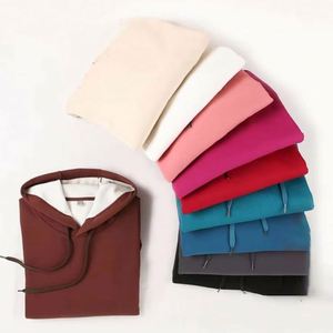 H5568 Automne Hiver Vente en gros Personnalisé 420 Gsm 100% Coton Polaire doublé en fourrure de renard argenté Unisexe Sweats à capuche vierges - Product Image 1